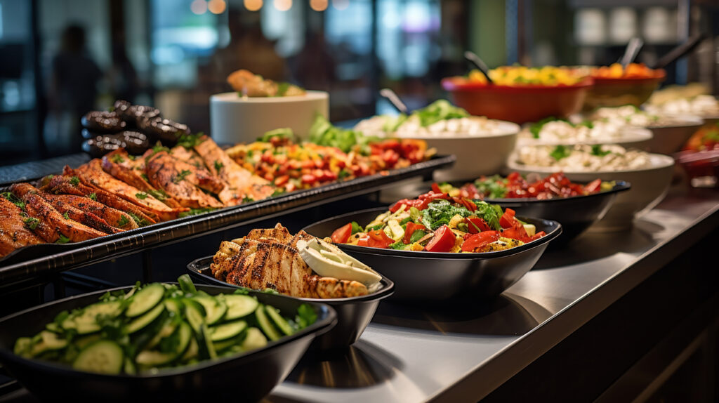 Buffet chaud ou froid en entreprise - Crior