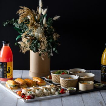 Cocktail d'entreprise - présentation sur table - Crior